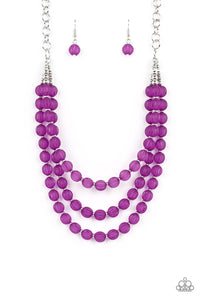 Summer Surprise - Purple Paparazzi Necklace (S026)