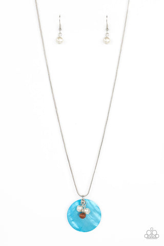 Beach House Harmony - Blue Paparazzi Necklace (#2943)