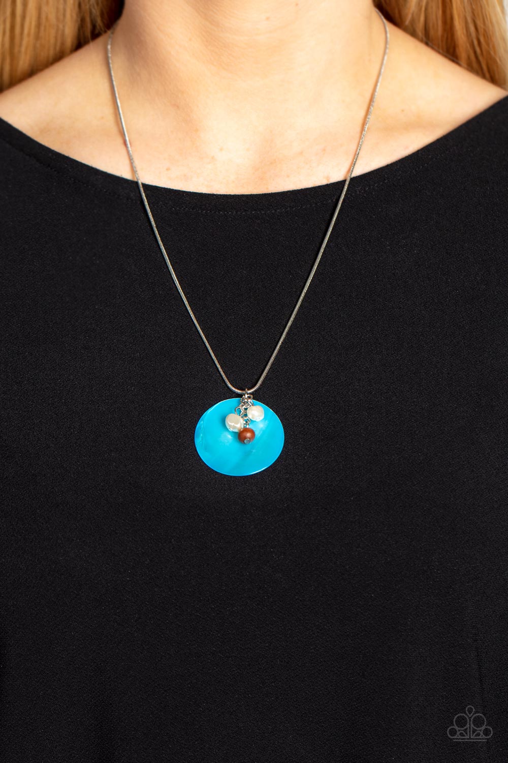 Beach House Harmony - Blue Paparazzi Necklace (#2943)