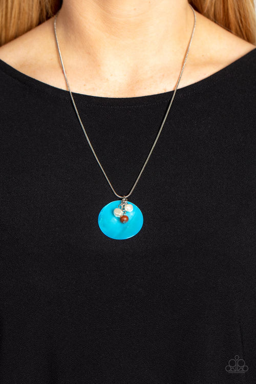 Beach House Harmony - Blue Paparazzi Necklace (#2943)