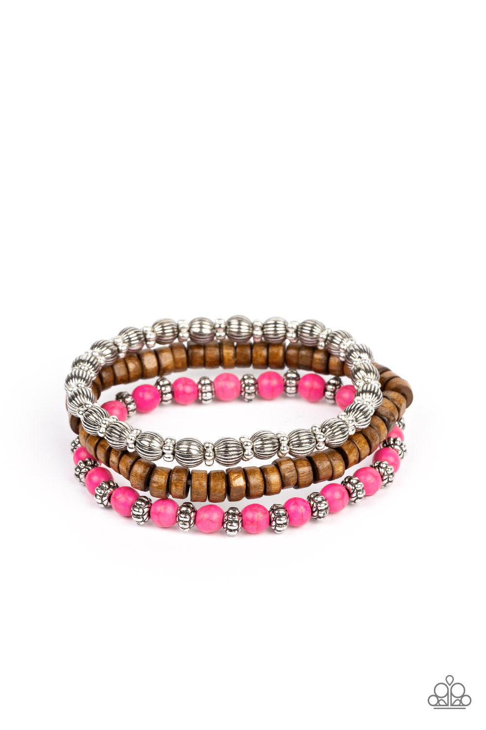 ESCAPADE Route - Pink Paparazzi Bracelet