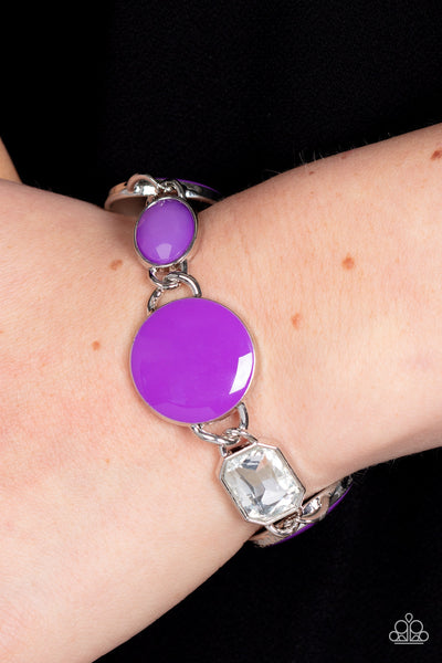 Dreamscape Dazzle - Purple Paparazzi Bracelet (#259)