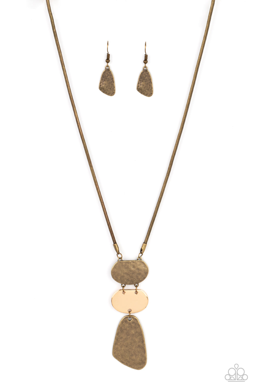 Riverside Respite - Brass Necklace (#3931)