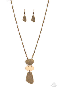 Riverside Respite - Brass Necklace (#3931)