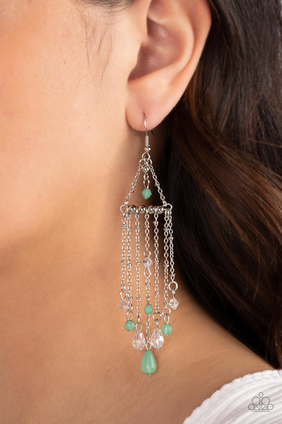 Marina Breeze - Green Paparazzi Earring (#3918)