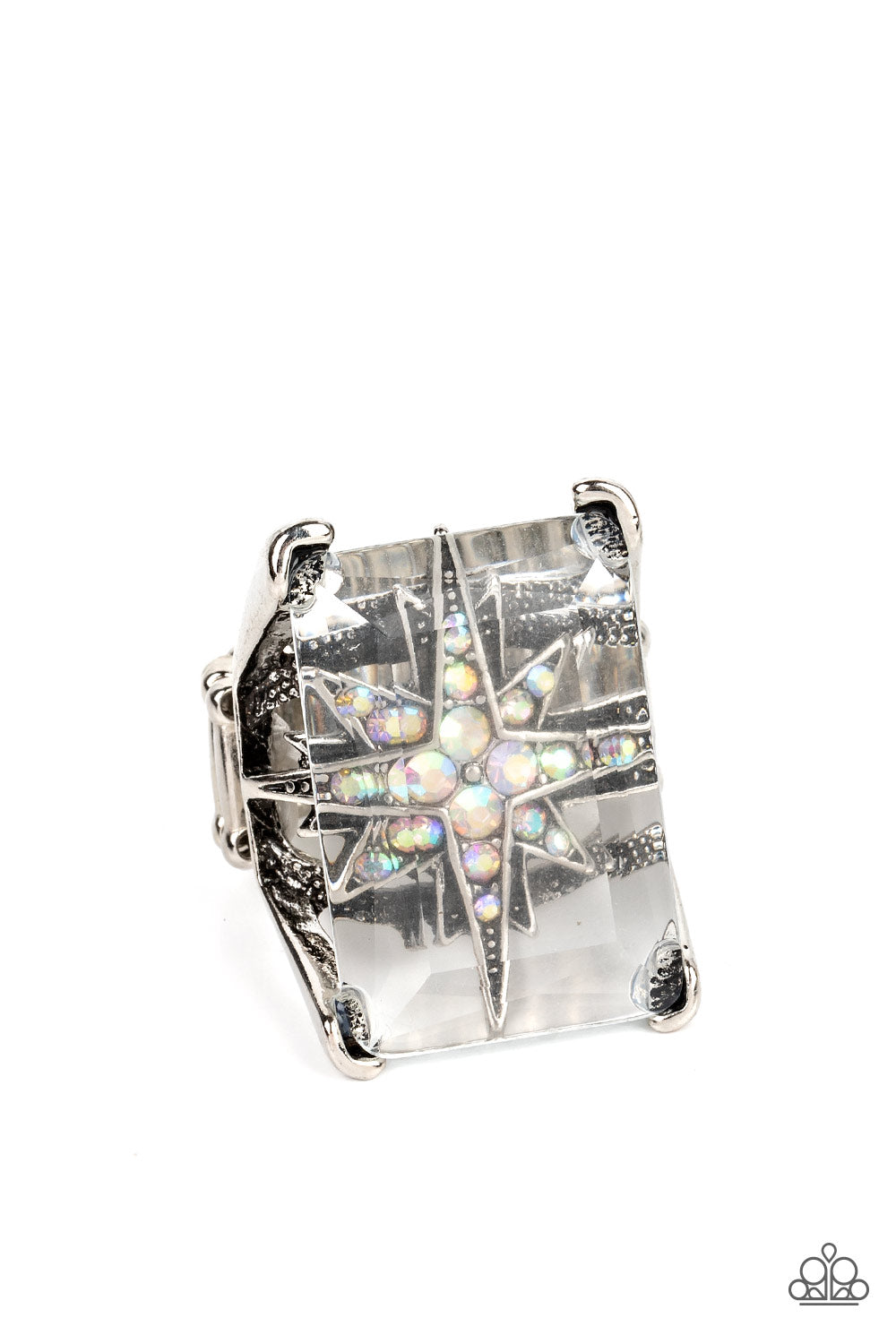 Starry Serenity - Multi Paparazzi Ring (T36)
