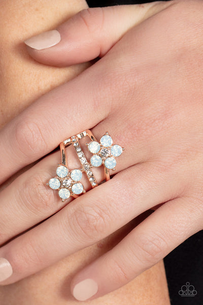 Precious Petals - Rose Gold Paparazzi Ring