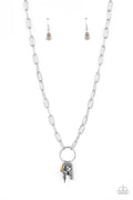 Inspired Songbird - Yellow Paparazzi Necklace (PZ-516)