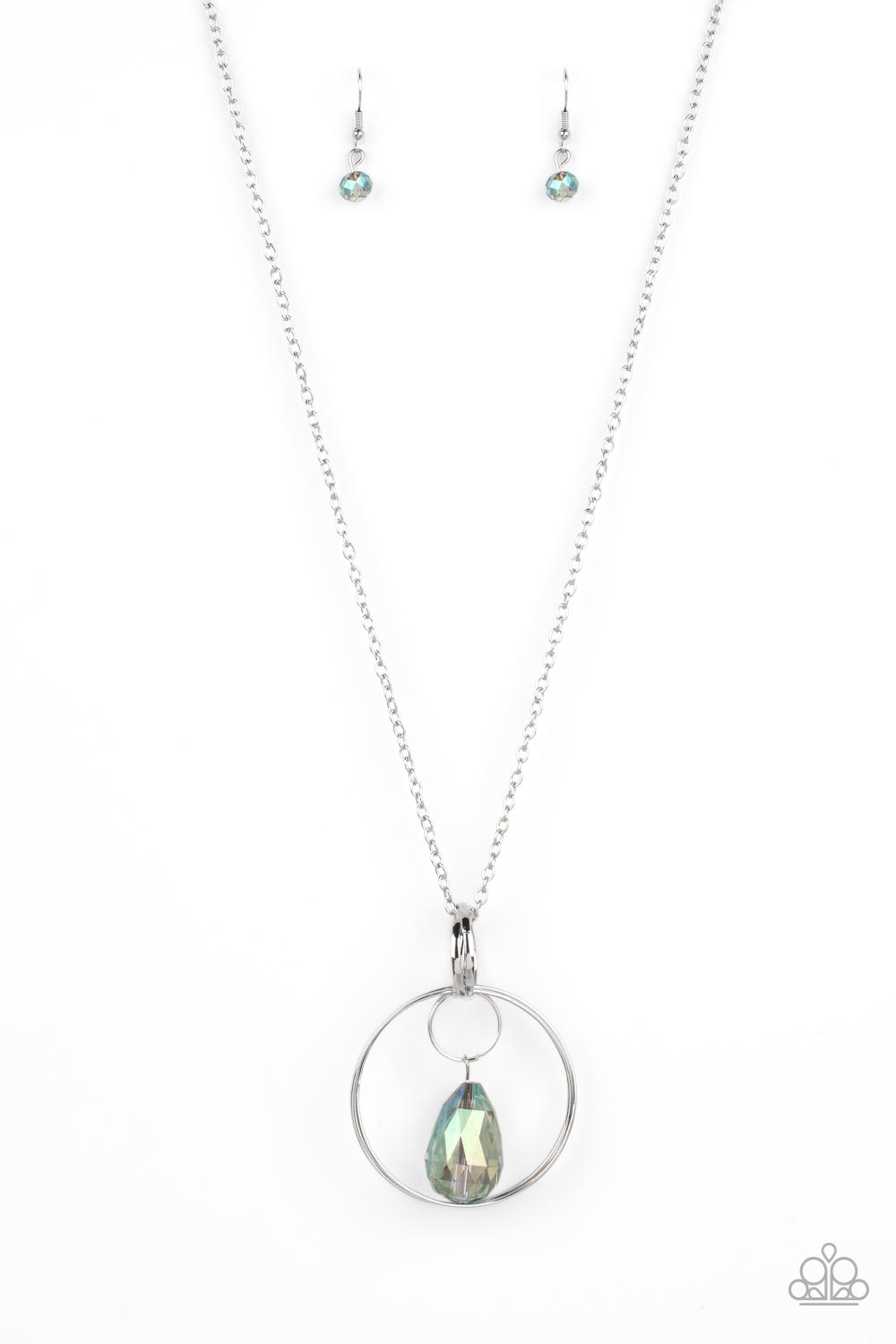 Swinging Shimmer - Green Paparazzi Necklace (265)