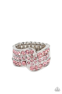 No Flowers Barred - Pink Paparazzi Ring (R418)