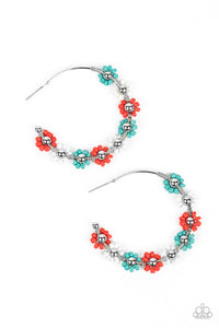 Growth Spurt - Red Paparazzi Earring