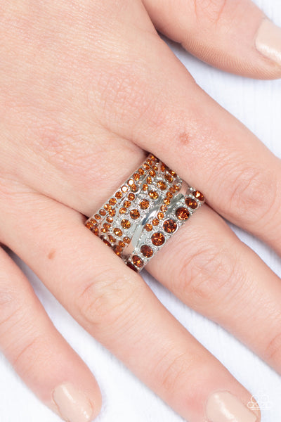 Angelic Architecture - Brown Paparazzi Ring (P47)