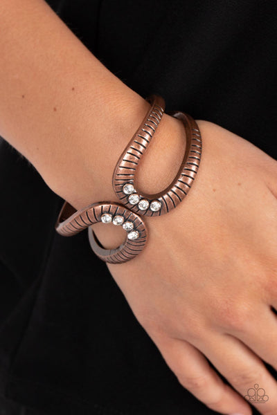 Desert Prosperity - Copper Paparazzi Bracelet (#4926)