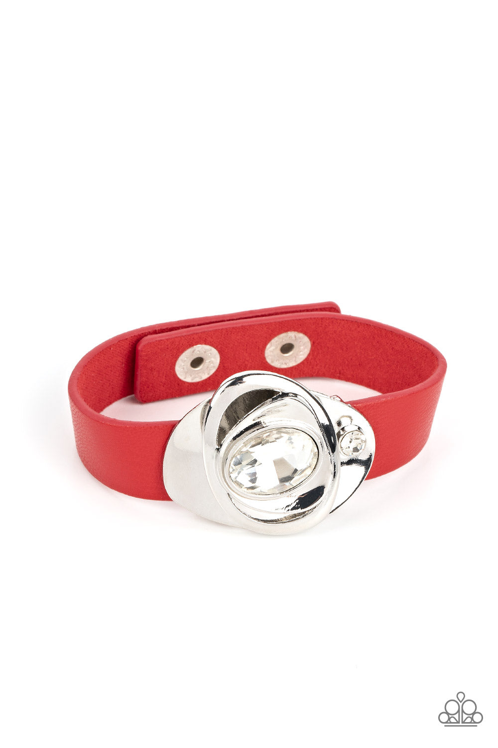 Pasadena Prairies - Red Paparazzi Bracelet (W122)