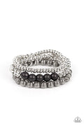Wildland Wanderer - Black Paparazzi Bracelet (PZ-5049)