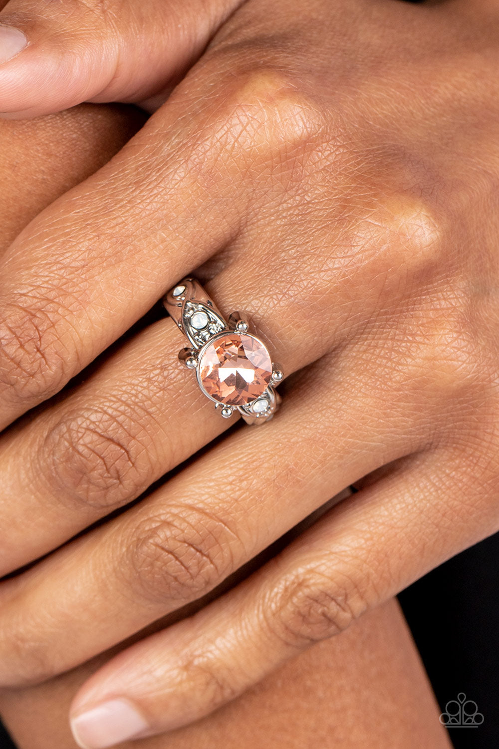 Intergalactic I Do - Orange Paparazzi Ring (T117)