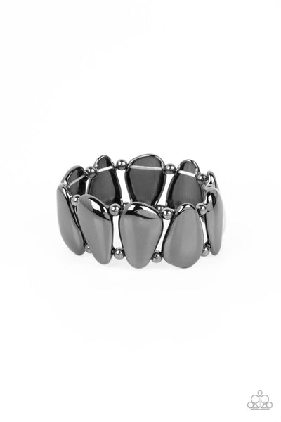 Classy Cave - Black Paparazzi Bracelet (5034)