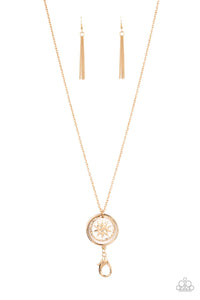 Cretian Crest - Gold Paparazzi Necklace (L020)