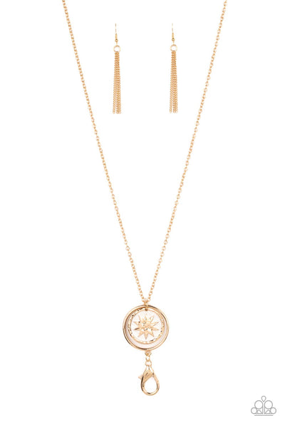 Cretian Crest - Gold Paparazzi Necklace (L020)