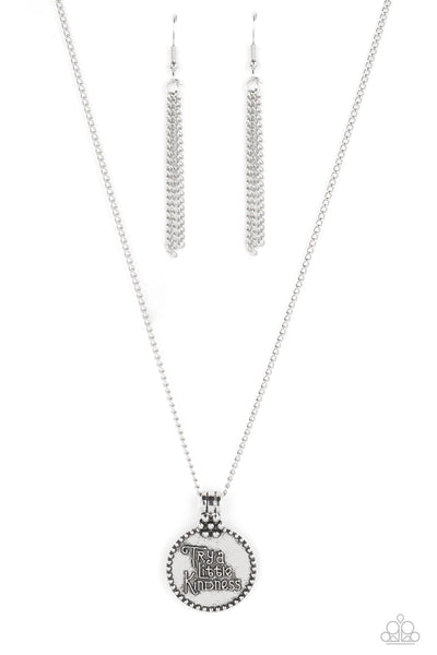 The KIND Side - Silver Paparazzi Necklace (#5004)