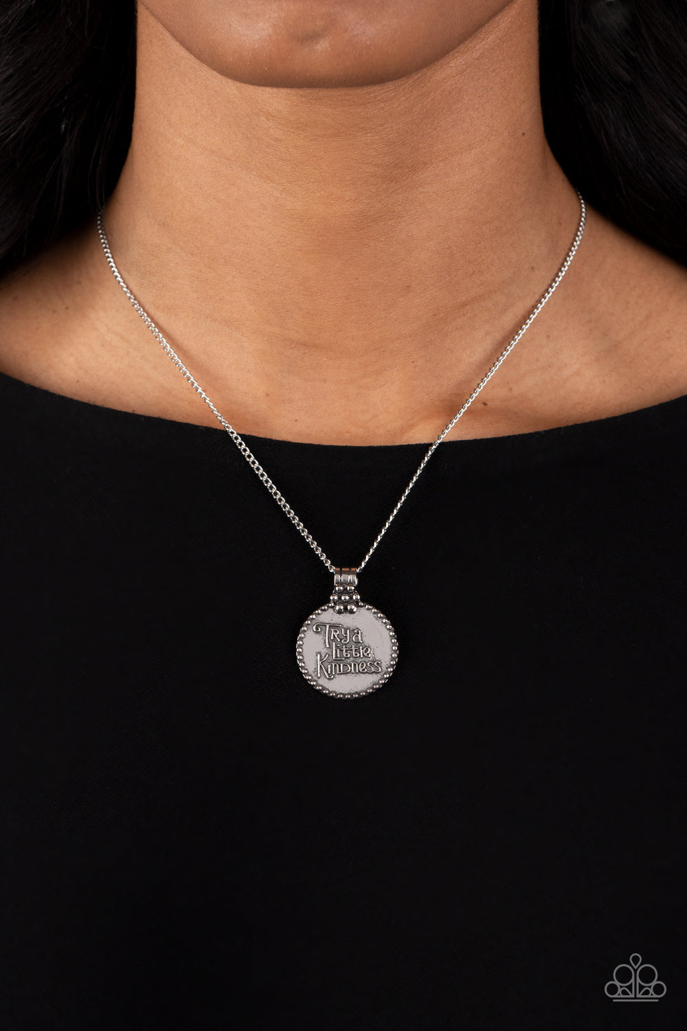 The KIND Side - Silver Paparazzi Necklace (#5004)