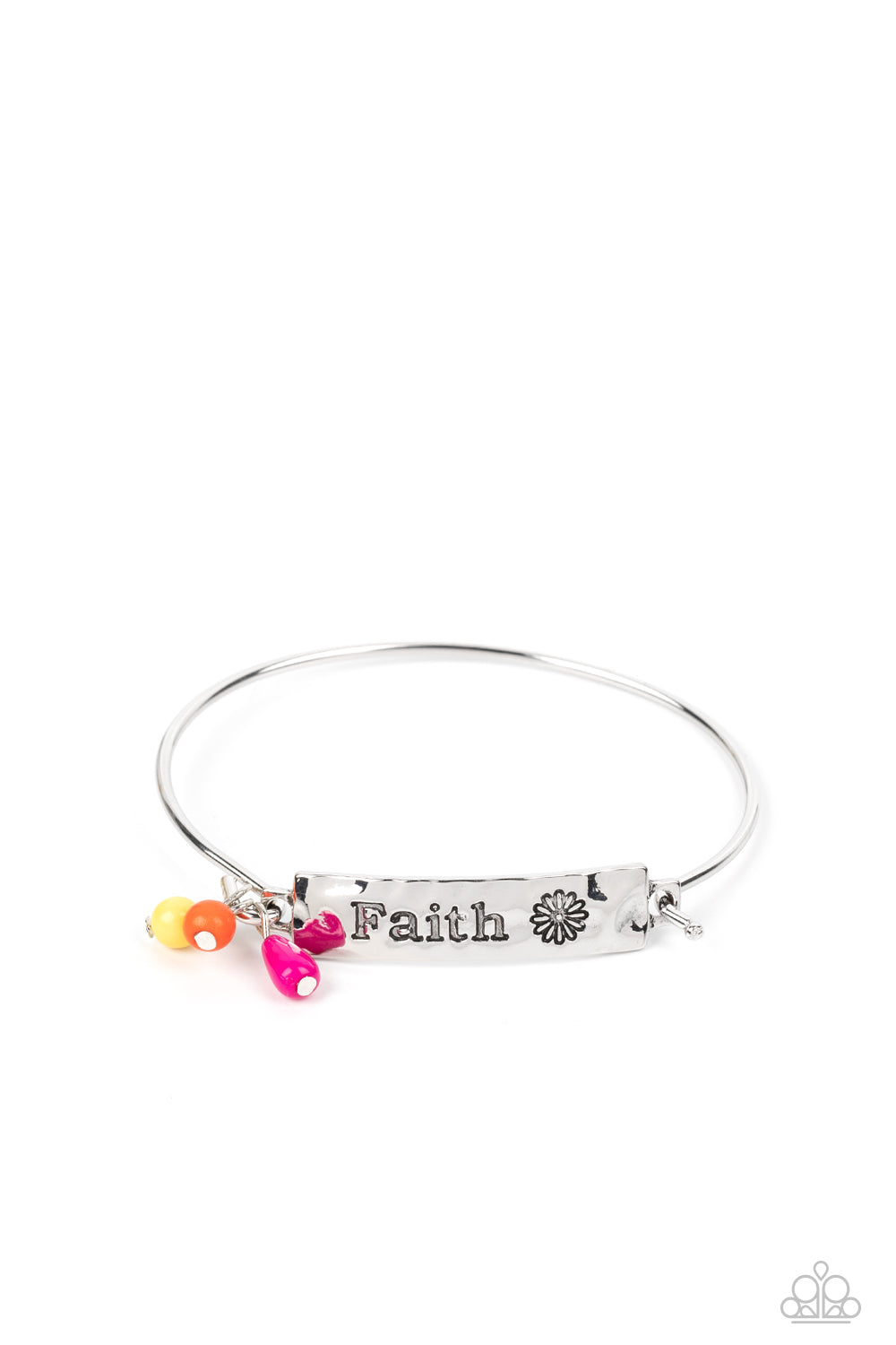 Flirting with Faith - Pink Paparazzi Bracelet (PZ-3998)