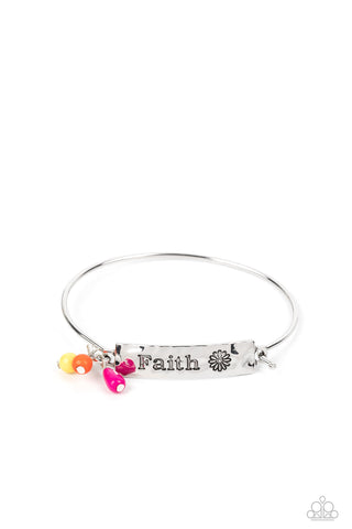 Flirting with Faith - Pink Paparazzi Bracelet (#757)