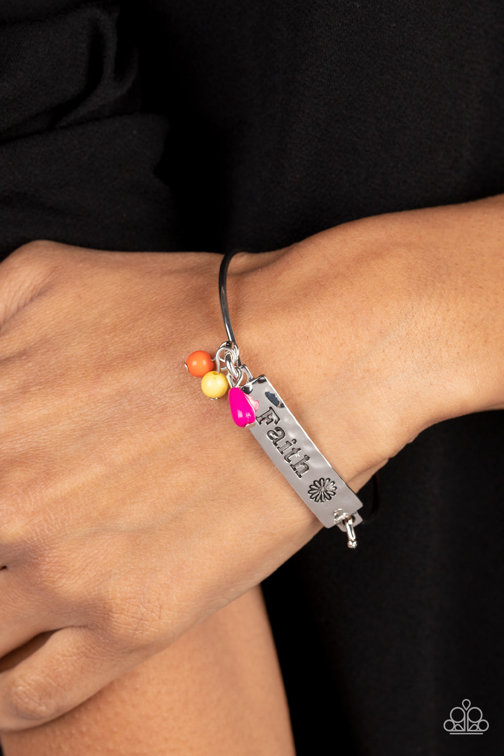 Flirting with Faith - Pink Paparazzi Bracelet (PZ-3998)