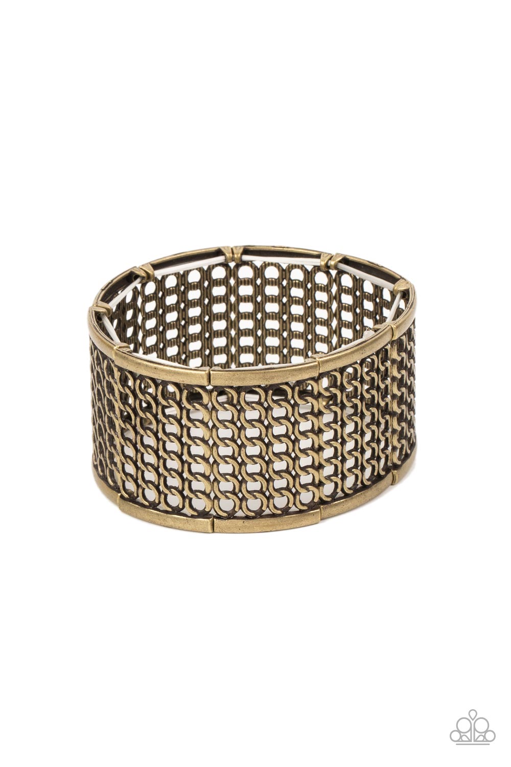 Camelot Couture - Brass Paparazzi Bracelet (#5050)