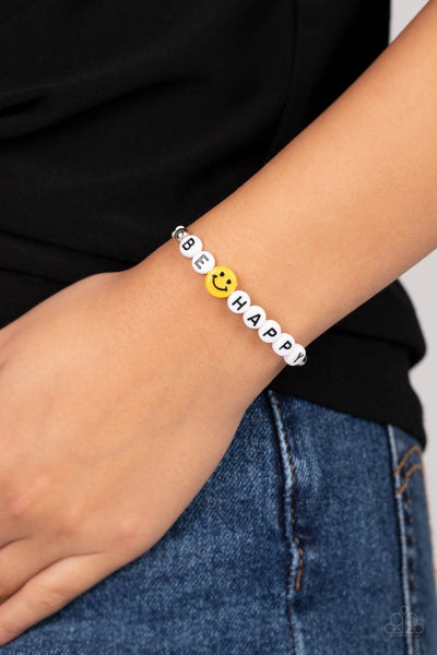 I Love Your Smile - White Paparazzi Bracelet (#4188)