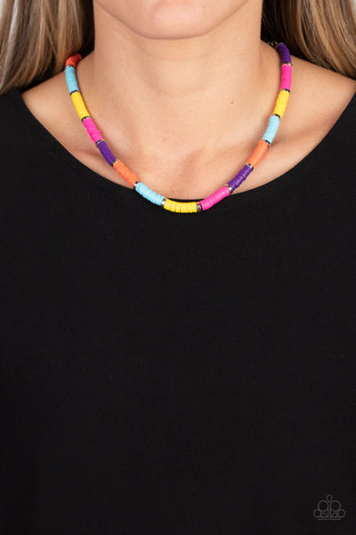 Rainbow Road - Multi Paparazzi Necklace