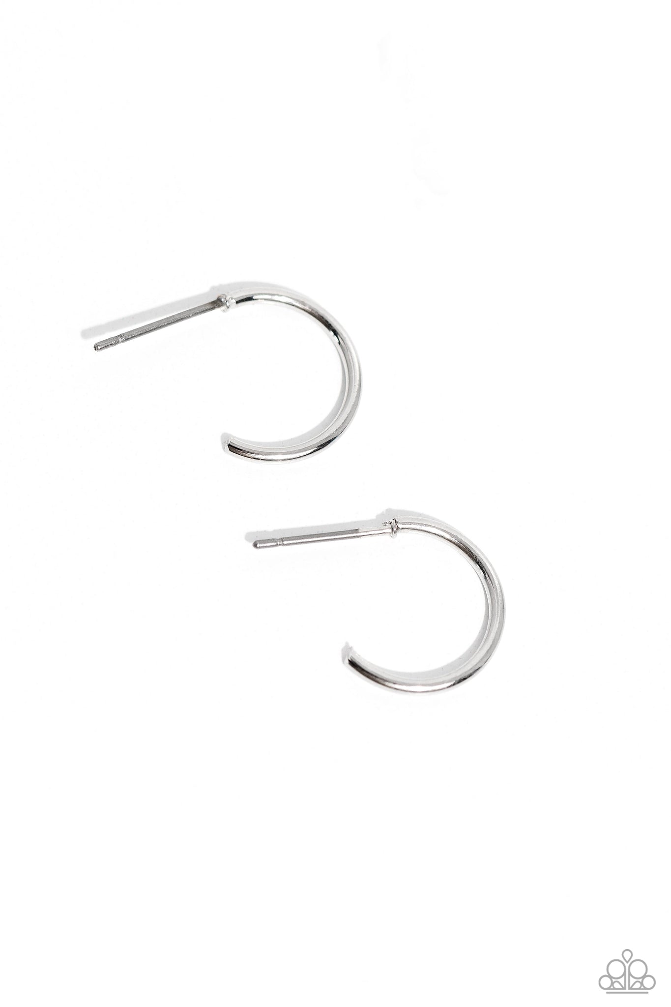 Ultra Upmarket - Silver Paparazzi Earring (#680)