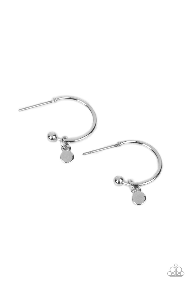 Modern Model - Silver Paparazzi Earring