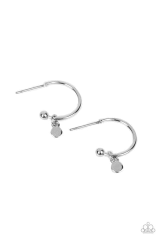 Modern Model - Silver Paparazzi Earring