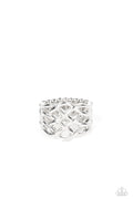 The One That KNOT Away - Silver Paparazzi Ring (T61)