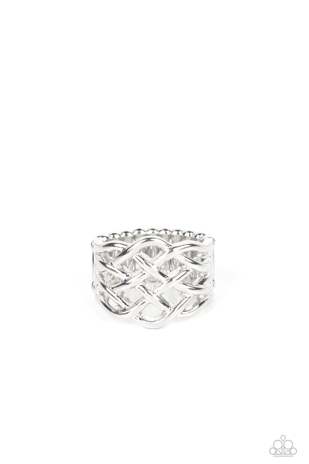 The One That KNOT Away - Silver Paparazzi Ring (T74)