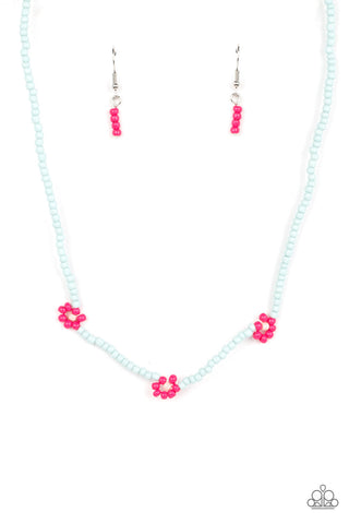 Bewitching Beading - Pink Paparazzi Necklace (#3721)