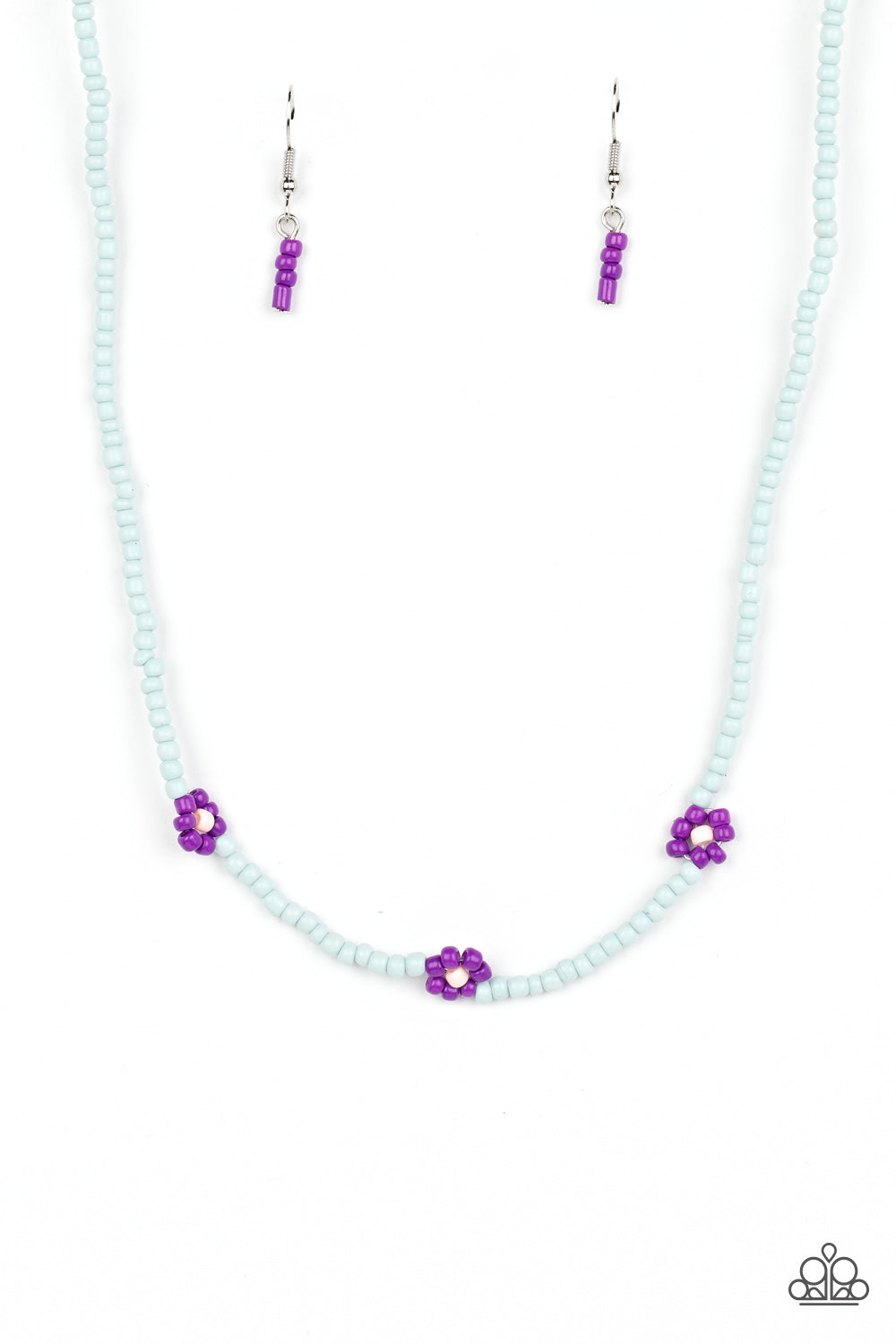 Bewitching Beading - Purple Paparazzi Necklace (PZ-4210)