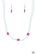 Bewitching Beading - Purple Paparazzi Necklace (PZ-4210)