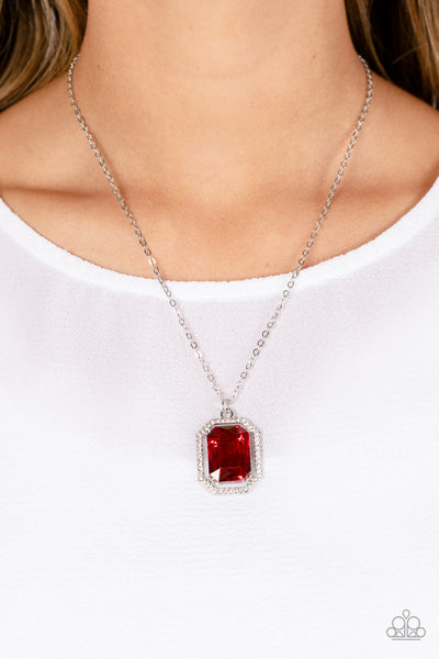 Galloping Gala - Red Paparazzi Necklace