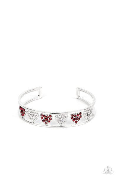 Decadent Devotion - Red Paparazzi Bracelet (3973)