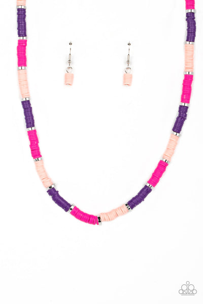 Rainbow Road - Pink Paparazzi Necklace (1973)