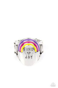 Rainbow of Joy - Multi Paparazzi Ring (R435)