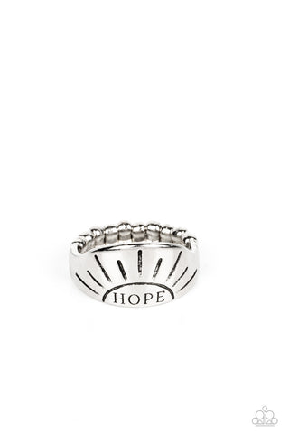 Hope Rising - Silver Paparazzi Ring (R200)