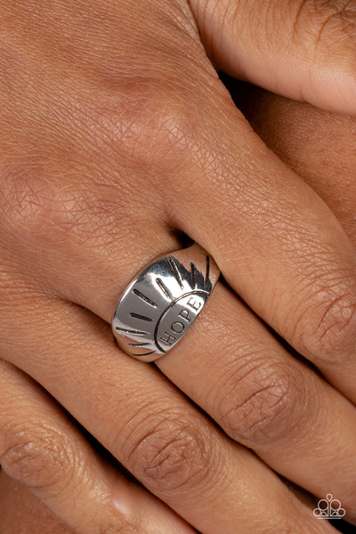 Hope Rising - Silver Paparazzi Ring (R200)