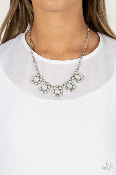 Pearly Pond - White Paparazzi Necklace (2942)