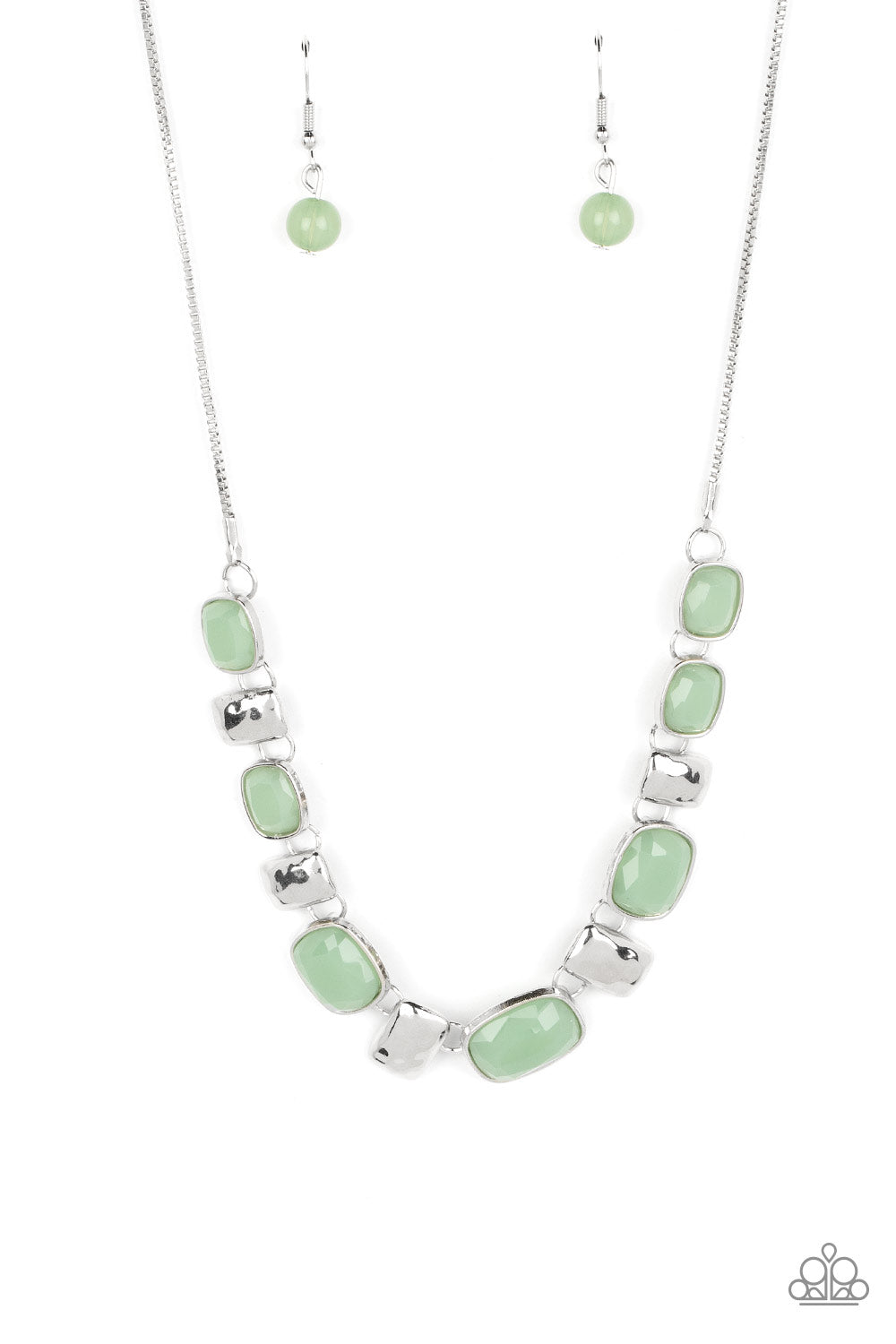 Polished Parade - Green Paparazzi Necklace (5196)