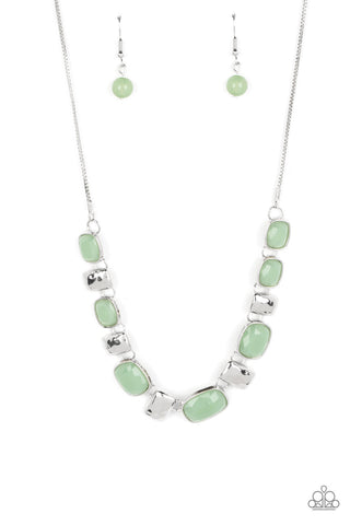 Polished Parade - Green Paparazzi Necklace (5196)