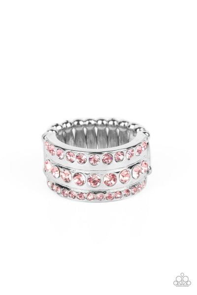 Privileged Poise - Pink Paparazzi Ring (P79)