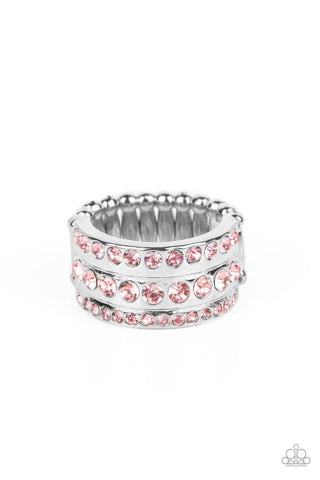 Privileged Poise - Pink Paparazzi Ring (P79)